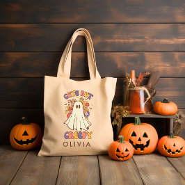 Bolsa Tote Halloween Personalizado Retro Groovy
