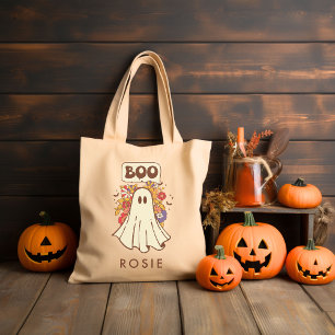 Bolsa Tote Halloween Personalizado Retro Groovy