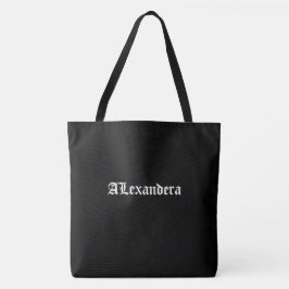 Bolsa Tote Halloween Preto Personalizado