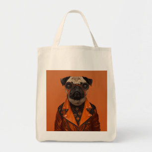 Bolsa Tote Halloween Pug