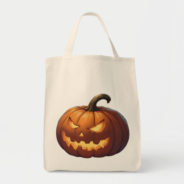 Bolsa Tote Halloween Pumpkin (Frente)