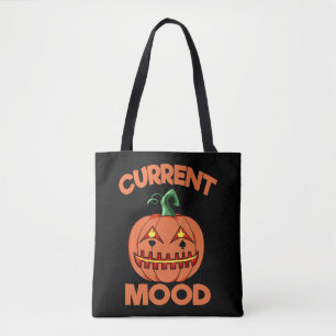 Bolsa Tote Halloween Pumpkin Atual Mood Happy