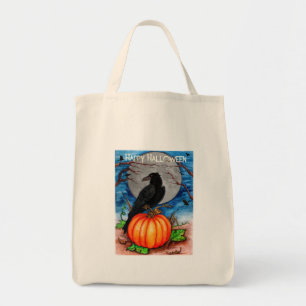 Bolsa Tote Halloween Raven