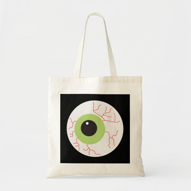 Bolsa Tote Halloween Scary Eyeball (Frente)