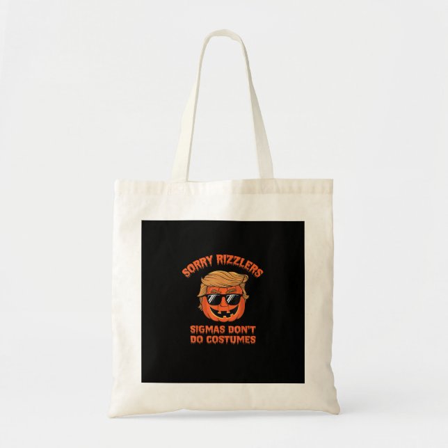 Bolsa Tote Halloween - Sigmas Não Façam Figurinos - Engraçado (Frente)
