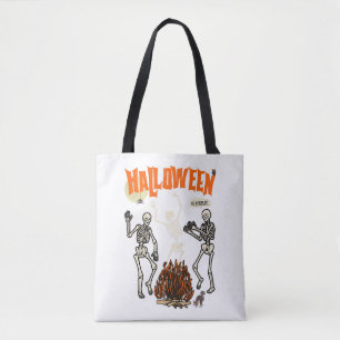 Bolsa Tote Halloween Skeletons