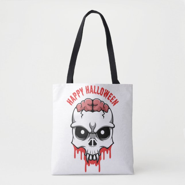 Bolsa Tote Halloween Skull (Frente)