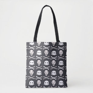 Bolsa Tote Halloween Skull Colorful Patterno