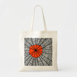 Bolsa Tote Halloween Spider Web