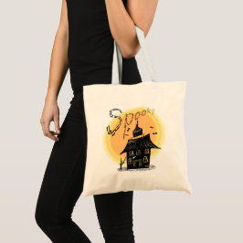 Bolsa Tote Halloween Spooky, Casa Assombrada