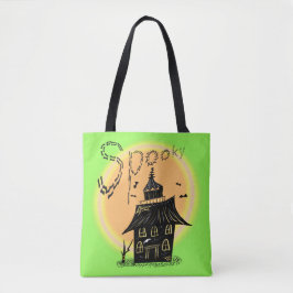 Bolsa Tote Halloween Spooky Neon