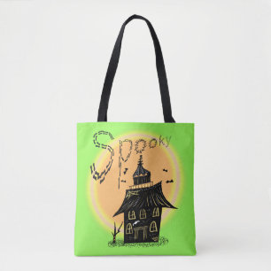 Bolsa Tote Halloween Spooky Neon