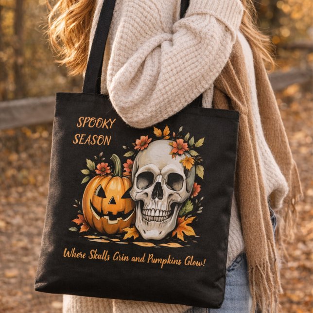 Bolsa Tote Halloween Spooky Season (Criador carregado)