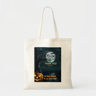 Bolsa Tote Halloween Um Pequeno Chá de fraldas De Pumpkin Spo