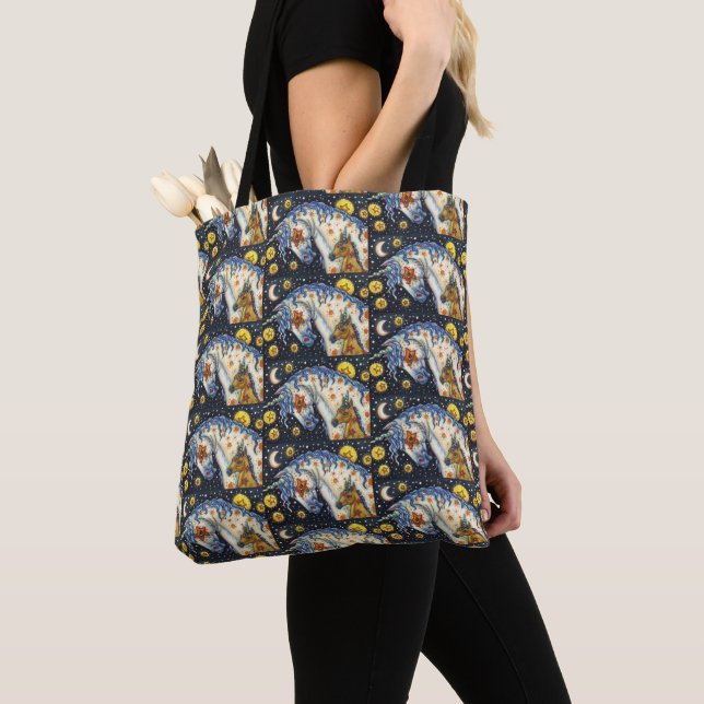 BOLSA TOTE HALLOWEEN UNICORNS, STAR HORSE E FANTASIA DE COLT (Close Up)