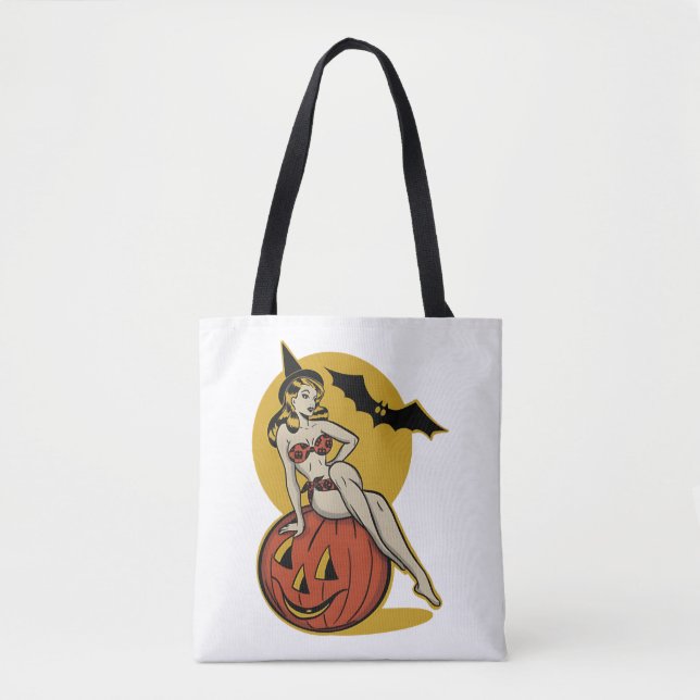 Bolsa Tote Halloween Vintage (Frente)