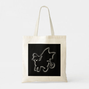 Bolsa Tote Halloween Witch Bat Cat