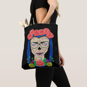 Bolsa Tote Halloween Zombie Cinco de Mayo Fiesta