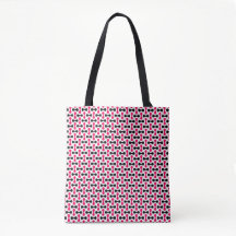 bolsa tote haltere rosa fofa unissex