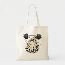 Halterofilismo Fantasma Funny Gym Fitness Hallowee