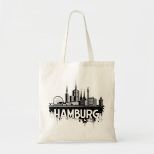 Bolsa Tote Hamburgo Alemanha Skyline-Cityscape Urban Refletio