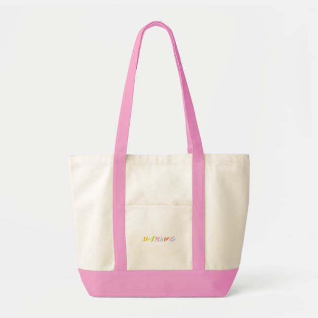 Bolsa Tote HAMbyWG - Saco de Tote de Canvas - HAMbWG (Frente)