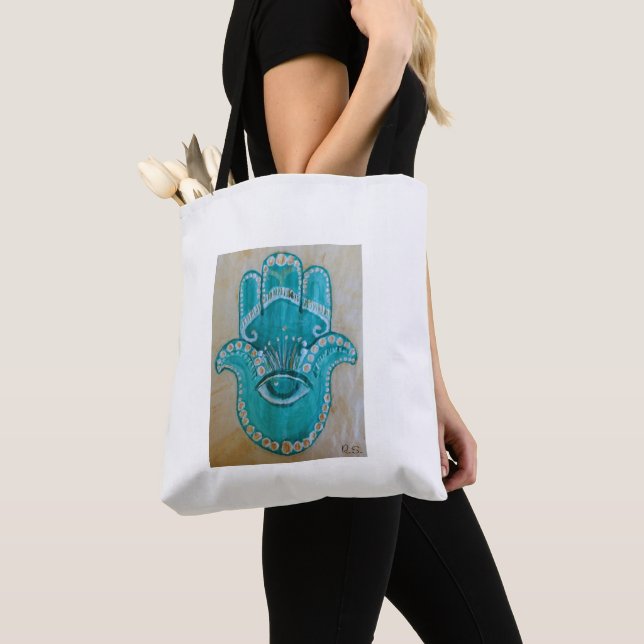 Bolsa Tote Hamsa bag (Close Up)