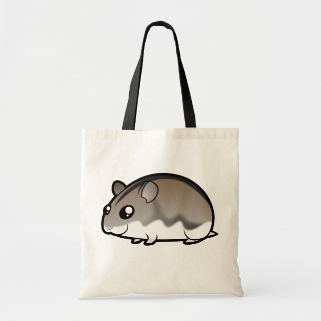 Bolsa Tote Hamster Anão Cartoon (Frente)