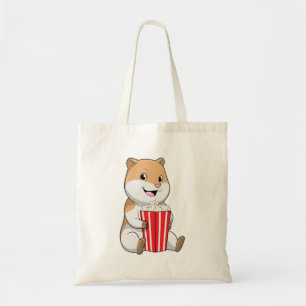 Bolsa Tote Hamster com Cone de Pipoca