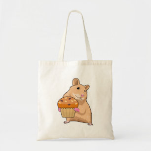 Bolsa Tote Hamster com Muffin