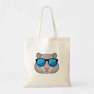 Bolsa Tote Hamster com óculos de sol