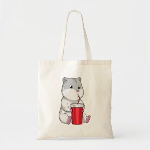 Bolsa Tote Hamster com palha de Mug e Bebendo