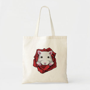 Bolsa Tote Hamster com Rosa