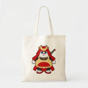 Bolsa Tote Hamster como Guerreiro com Armor