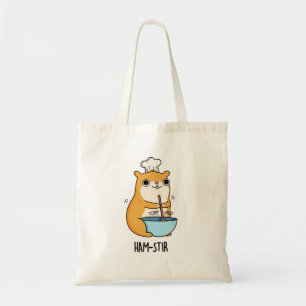 Bolsa Tote Hamstir Funny Chef Hamster Pun