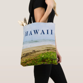 Bolsa Tote Hanalei Bay Kauai Hawaii Beach e Boats