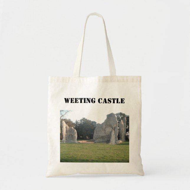 Bolsa Tote Handbag Weeting Castle Weeting Norfolk England Nor (Frente)