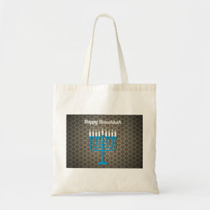 Bolsa Tote hanukkah negro feliz
