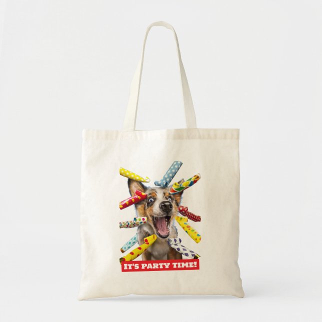 Bolsa Tote Happy Dog Party Blowers (Frente)