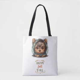 Bolsa Tote Happy Fall Y Yorkshire Terrier Autumn Hoodie