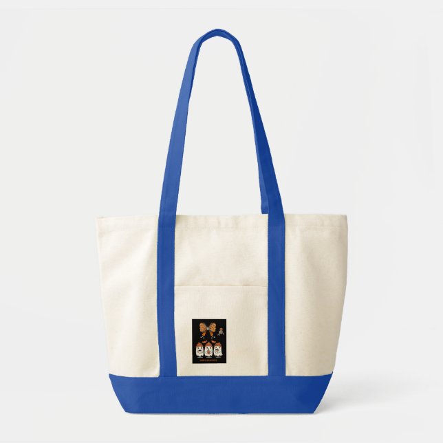 Bolsa Tote Happy Halloween – fantômes café mignons (Frente)