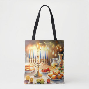 Bolsa Tote Happy Hanukkah