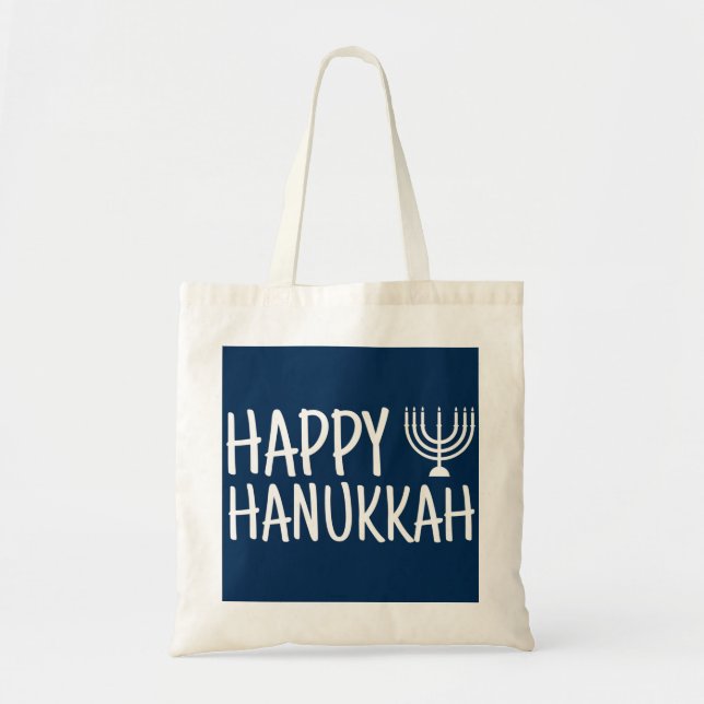 Bolsa Tote Happy Hanukkah (Frente)