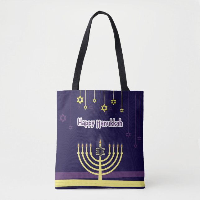 Bolsa Tote Happy Hanukkah (Frente)