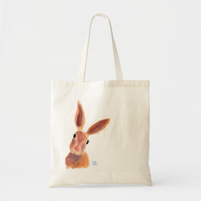 Bolsa Tote Happy Hare ' Jim Jam' de Shirley MacArthur (Frente)
