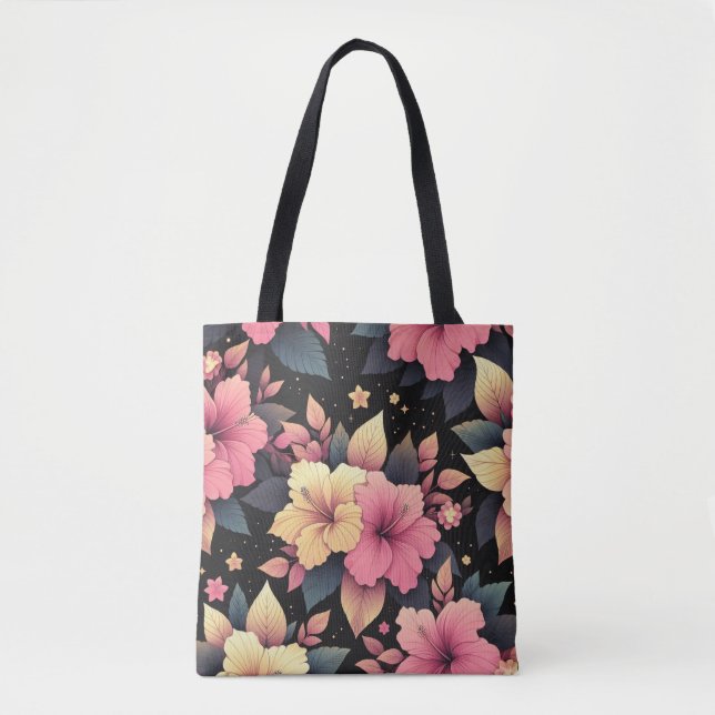 Bolsa Tote Happy Hibiscus (Frente)