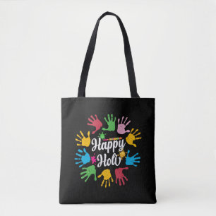 Bolsa Tote Happy Holi Hands Hindu Holi Festival Gifts