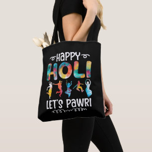 Bolsa Tote Happy Holi Vamos Pawri Hindu Holi Festival Gifts