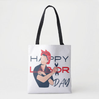 Bolsa Tote happy labor day  for hardworking women- 2024 