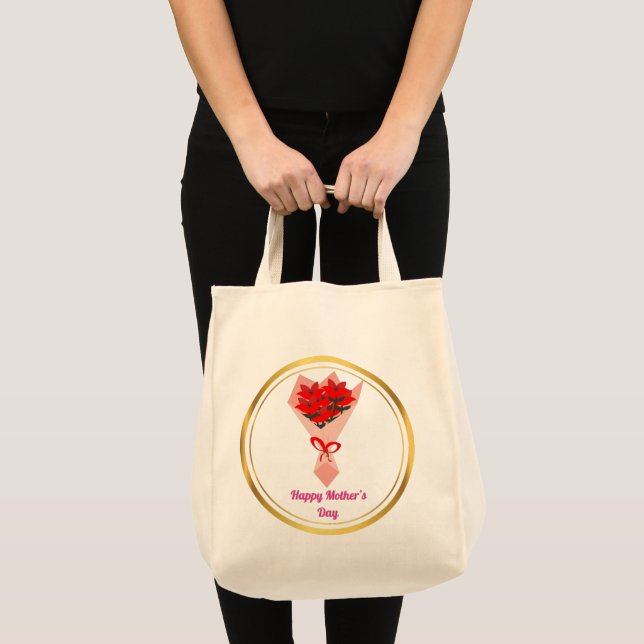 Bolsa Tote Happy Mother's Day mug  (Frente (produto))